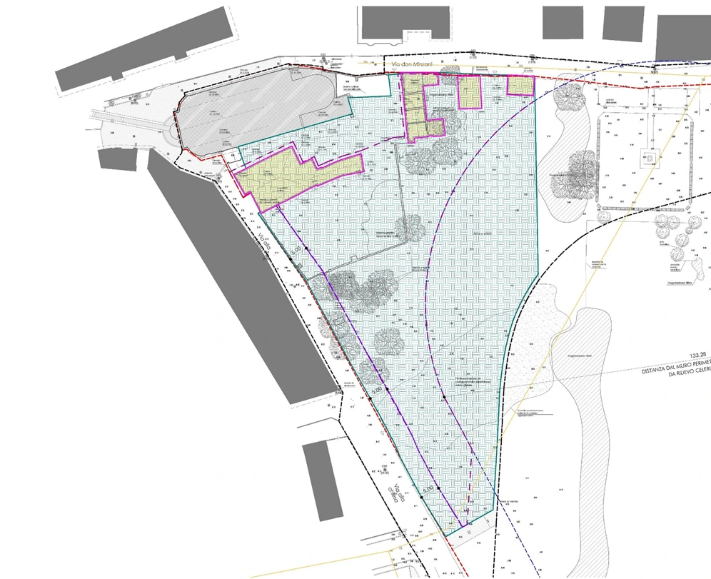Planimetria area progetto