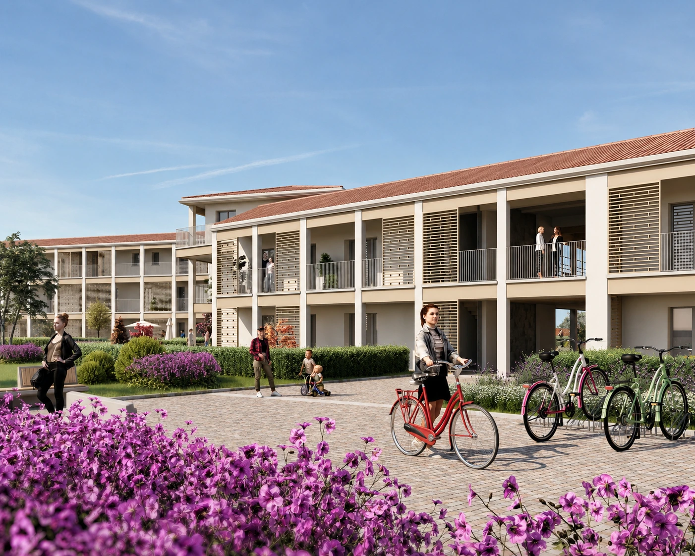 Render corte biciclette